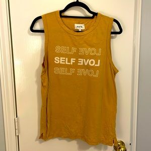 Mate the label self love tank